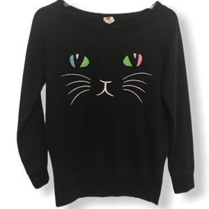 Love Tree Cat Whiskers Sweatshirt S